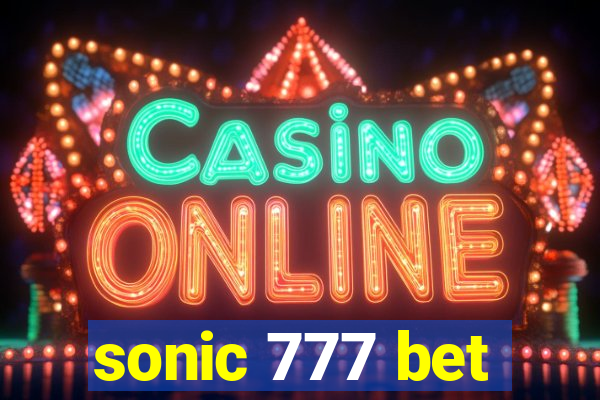 sonic 777 bet